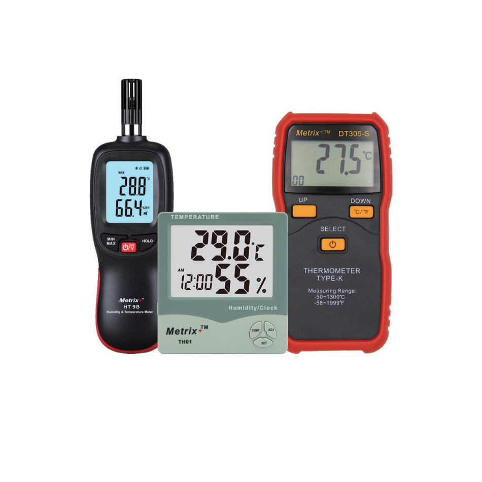 Digital Temperature and Humidity Meters