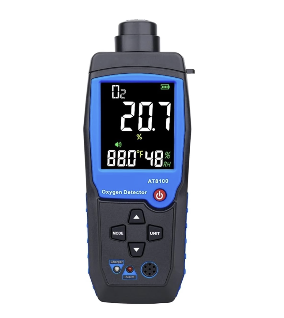 Smart Sensor ST8100B Portable Oxygen Detector Handheld O2 Gas Tester